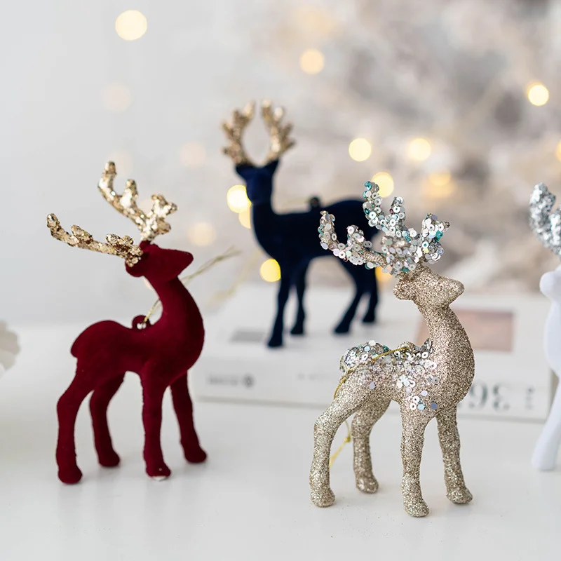 GlitterDeer - Glittering Deer Ornament 