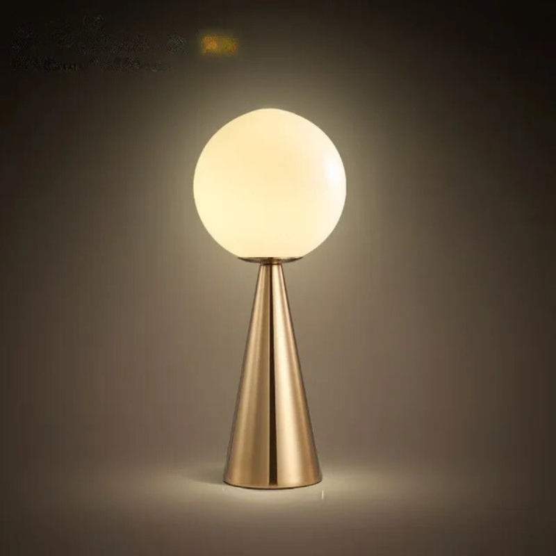 SimplicityShine - Glass Lamp with Elegant Finish