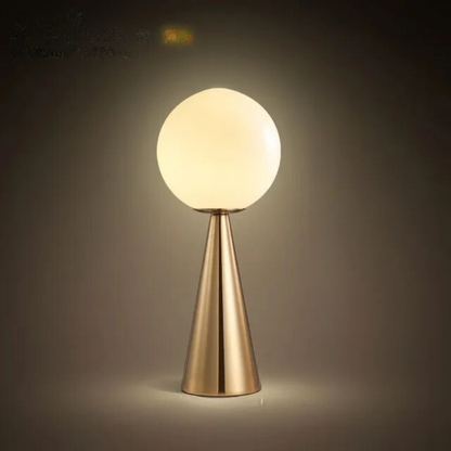 SimplicityShine - Glass Lamp with Elegant Finish