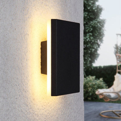 Orr Modern Minimalism LED Wandlampen Zwart Metaal Tuin Hal