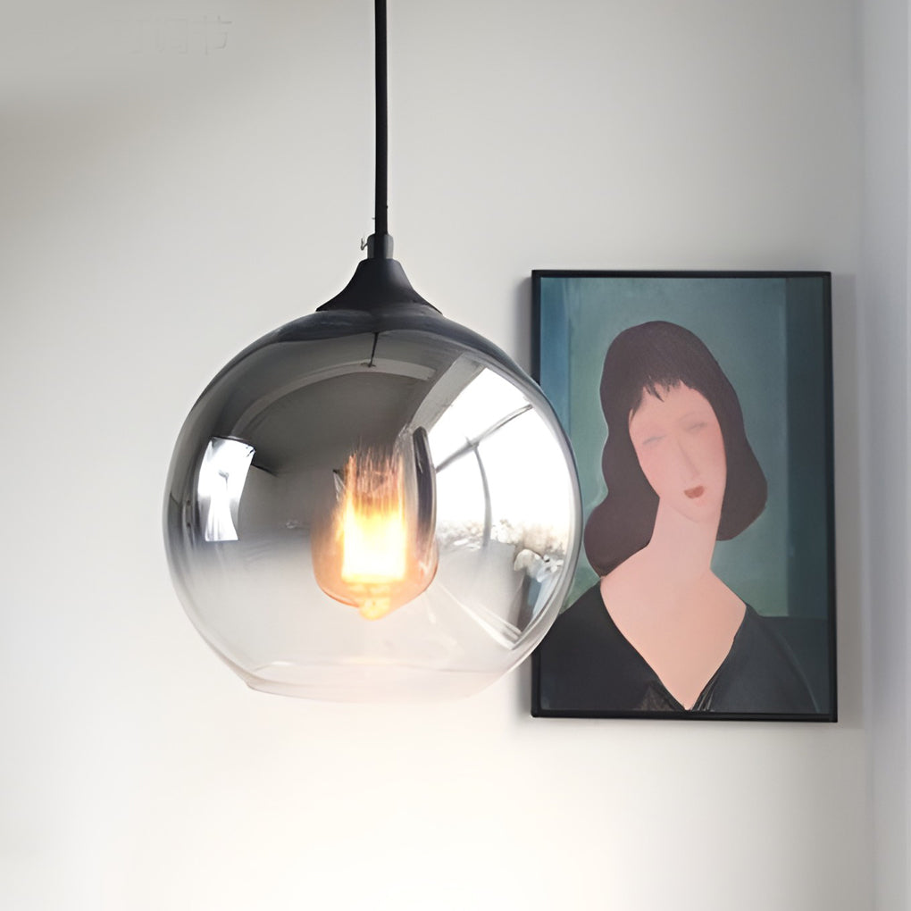 LichtMeester - Moderne Globe Design Hanglamp van Glas met LED Verlichting voor Keuken en Eetkamer