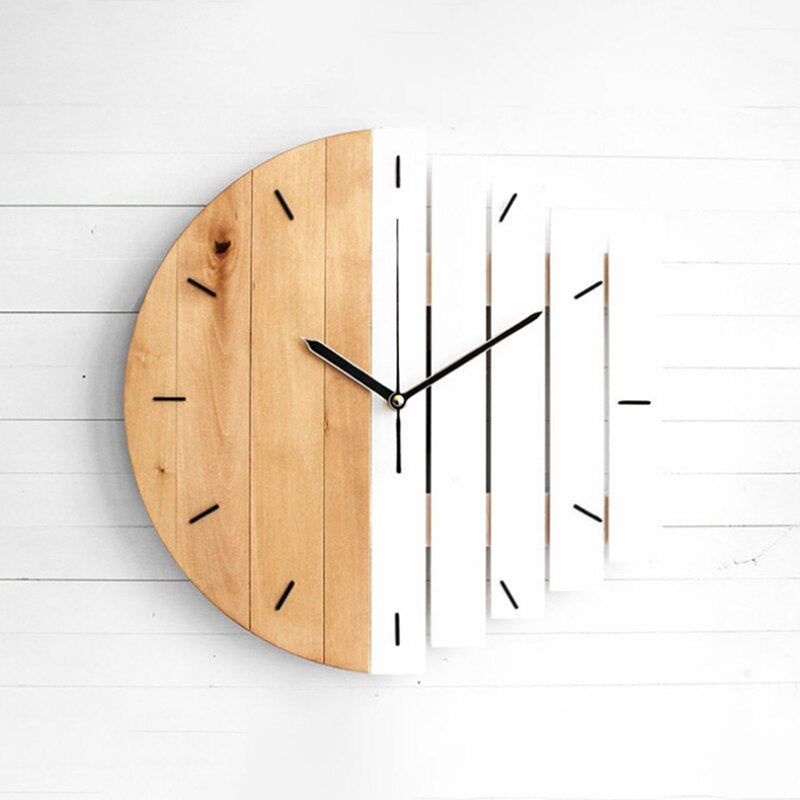 WoodElegance - Natural Wooden Wall Clock