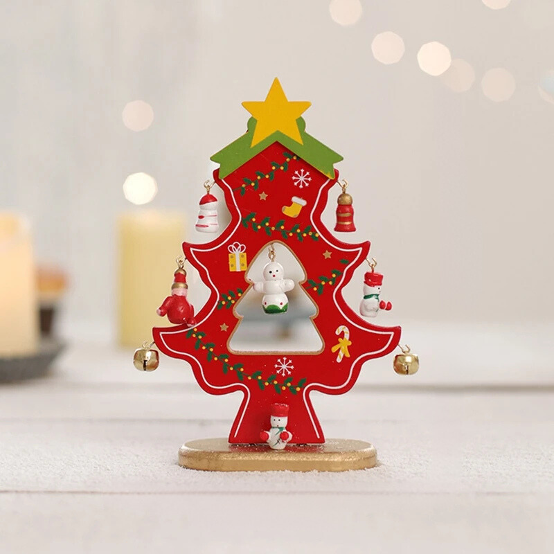 SapinElegant - Wooden Christmas Decoration for Desk