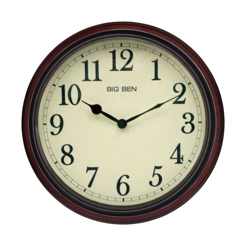 TimelessWood - Classic Wall Clock in Brown