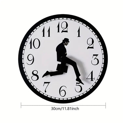 TimeChic - Ministerie van Grappige Lopen Wanduhr