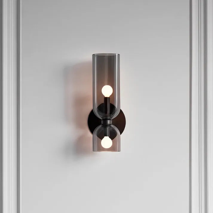 Double Layer Glass Wall Lamp - Elegant Lighting for Your Space