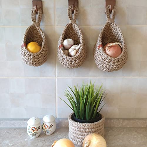 Hanging Wall Vegetable and Fruit Baskets 