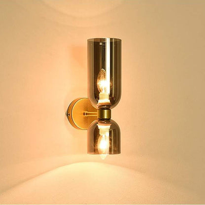 Double Layer Glass Wall Lamp - Elegant Lighting for Your Space