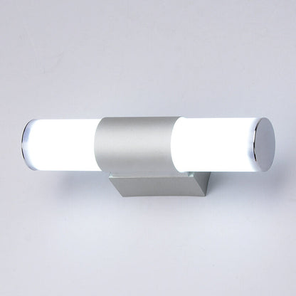 LuxBright - Modern minimalist cylindrical LED mirror wall lamp 