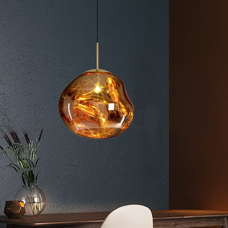 RadiantElegance – Modern Glass Ceiling Lamp for the Kitchen 