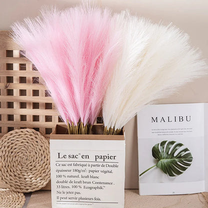 FluffBloom - Fluffy Pampas Artificial Flowers 