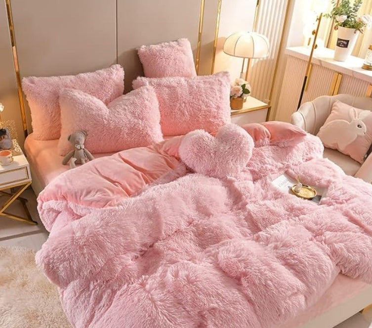 CozyNest | Luxury Winter Fleece Blanket Set