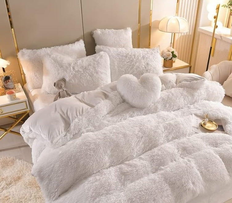 CozyNest | Luxury Winter Fleece Blanket Set