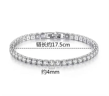 Beautiful Bracelet with Zircon Stones