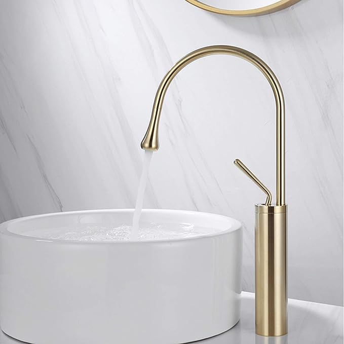 Tropfen Style Basin Faucet Bathroom Swivel Waterfall Faucet