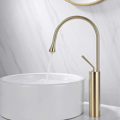 Tropfen Style Basin Faucet Bathroom Swivel Waterfall Faucet