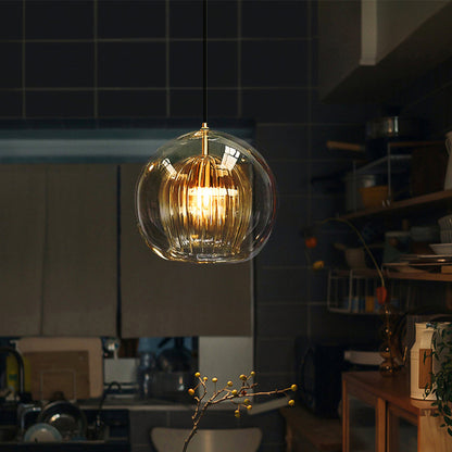 AmberSphere - Elegant Pendant Lamp