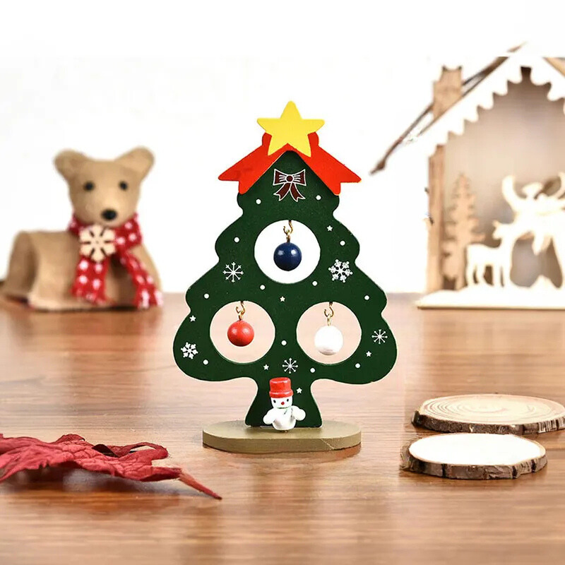 SapinElegant - Wooden Christmas Decoration for Desk