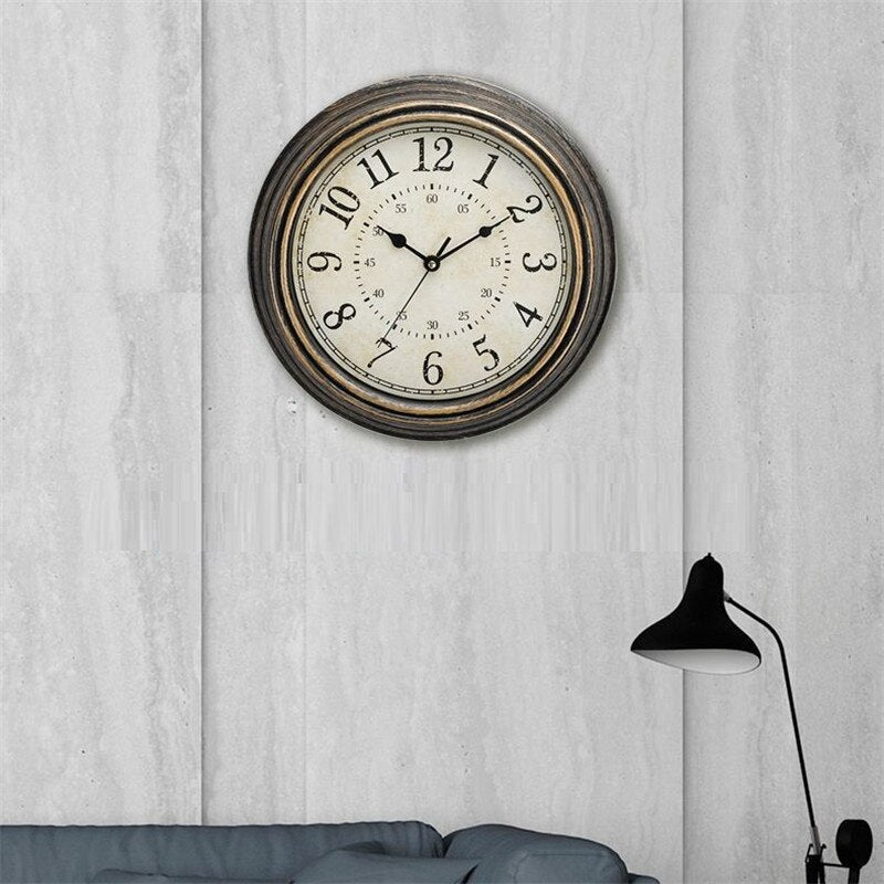 TimeWoods - Vintage Houten Wandklok