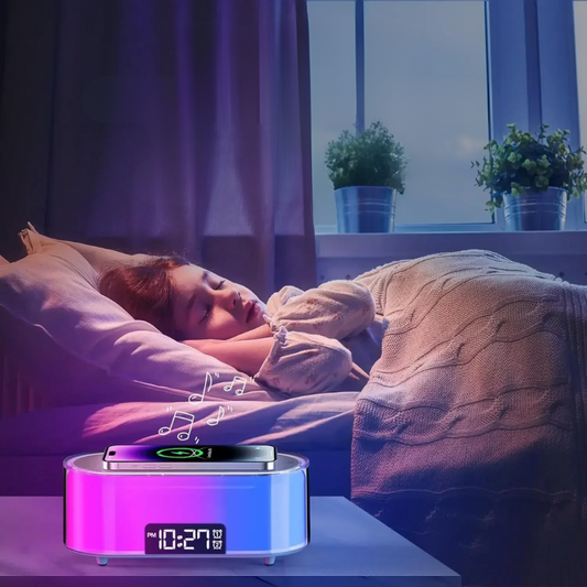 Wakening - Wireless Charging Station 15W with LED Alarm Clock