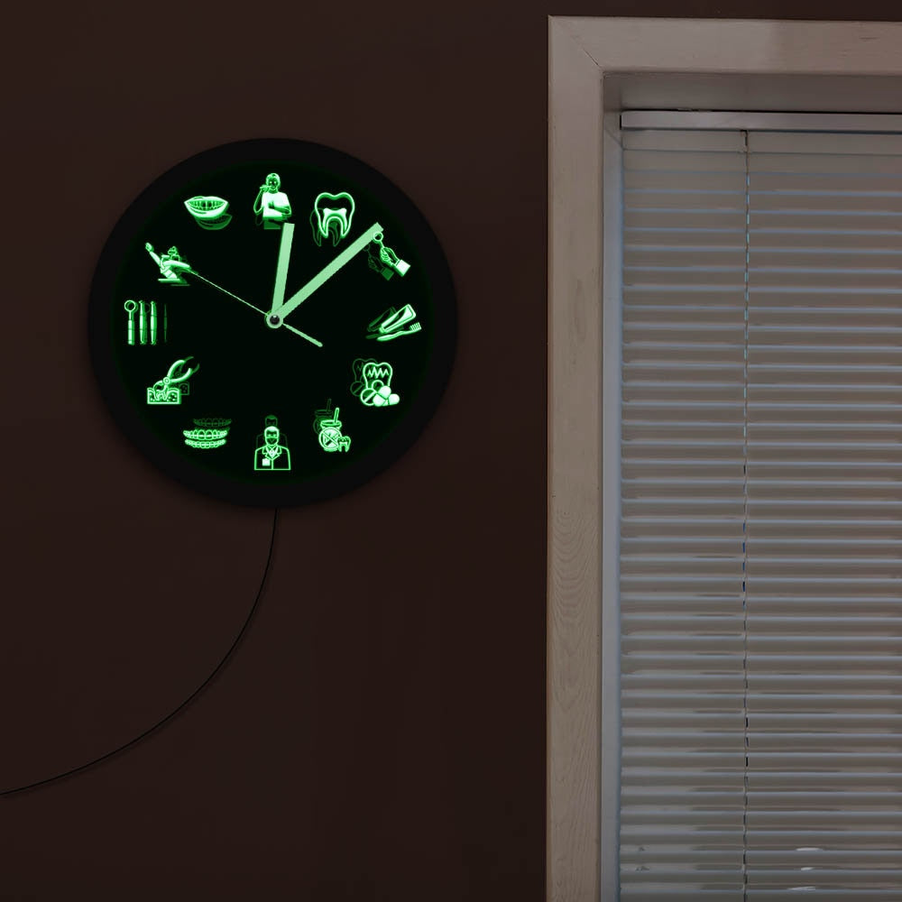 DentistTime - LED Wall Clock for Dental Practices