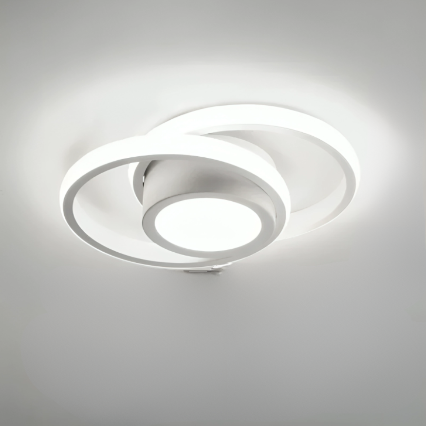 Modern LED Ceiling Lamp - 2 Rings