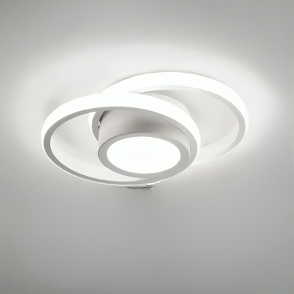 Modern LED Ceiling Lamp - 2 Rings