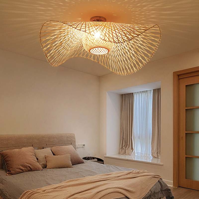 MutoCraft - Japanese Style Rattan Pendant Lamp 