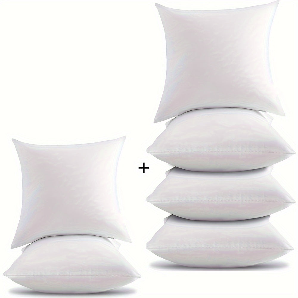 DouceurCoussin - 6 White Cushions for Sustainable Comfort 