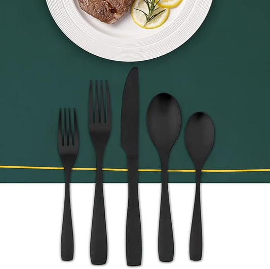 BlackRoyal - Elegant Cutlery Set (42 Pieces)