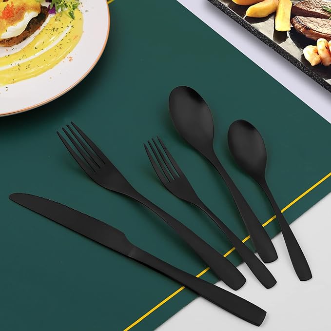 BlackRoyal - Elegant Cutlery Set (42 Pieces)