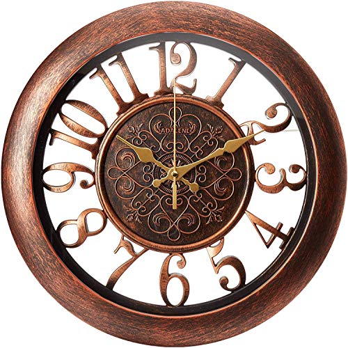 Elegant Bronze Skeleton Clock | Classic Wall Clock for Luxury Interiors 