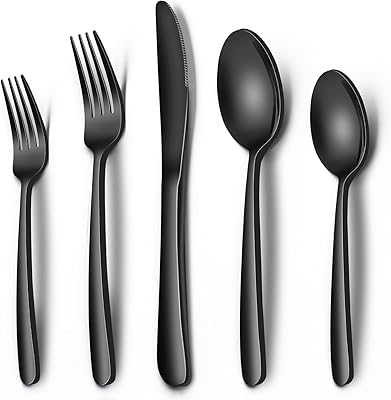 BlackRoyal - Elegant Cutlery Set (42 Pieces)