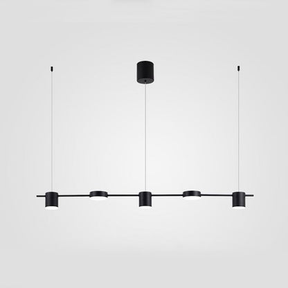 Aluminum Drum Pendant Lamp - Modern Lighting for a Kitchen Island