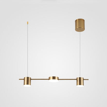 LightOfIsland – Aluminium Hanglamp met 3/5 Lichten in Zwart/Goud