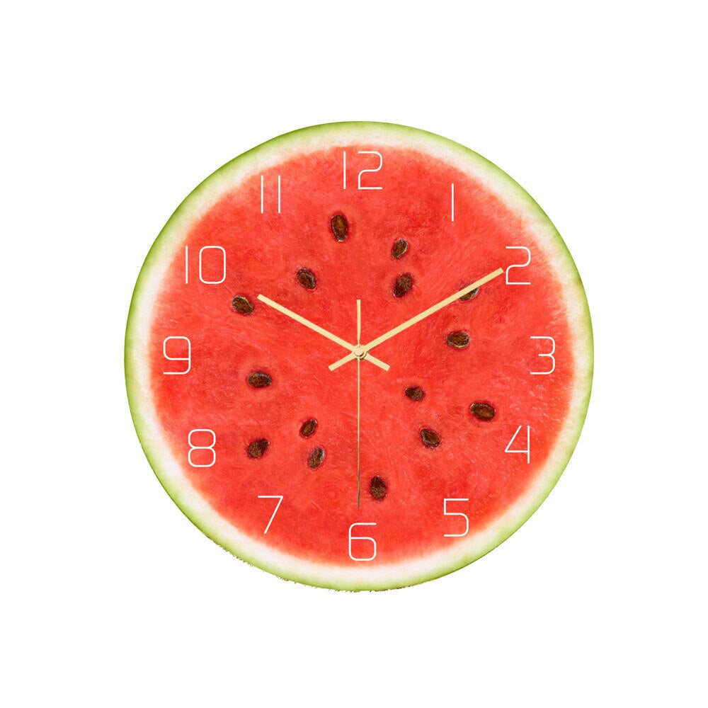 TimeFruit - Fresh Wall Clock with Fruit Design