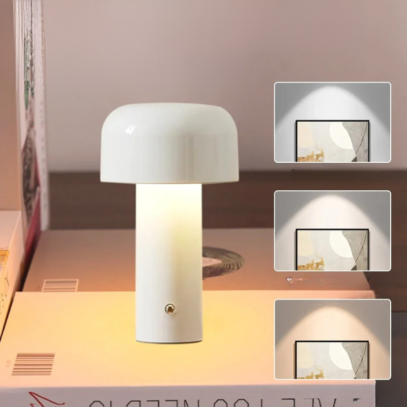 Rechargeable Mushroom LED Table Lamp