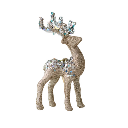 GlitterDeer - Glittering Deer Ornament 