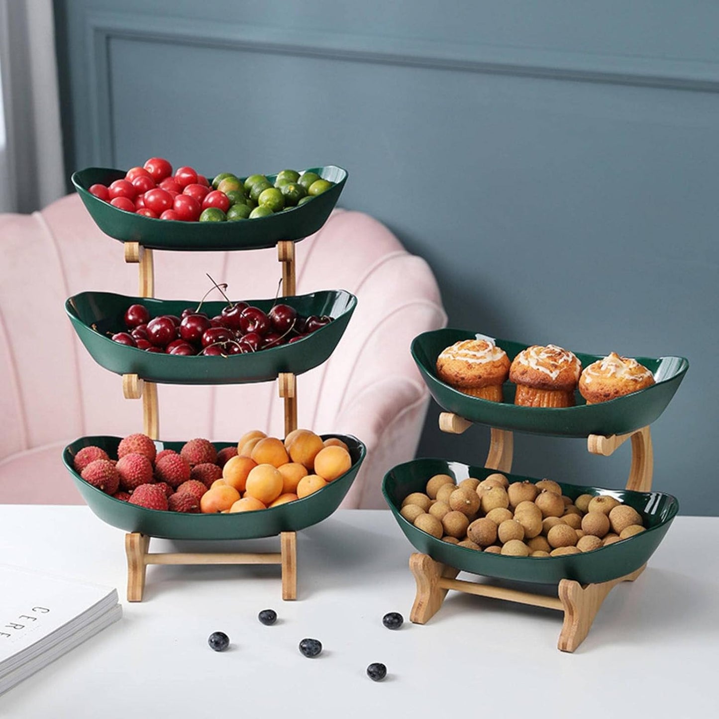 FruitTower - Elegante metalen fruitstandaard