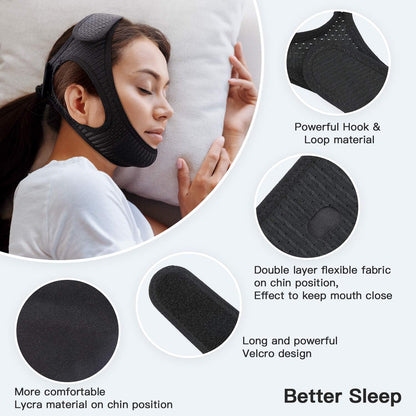 Anti-Schnarch Chin Strap for Sleep Apnea