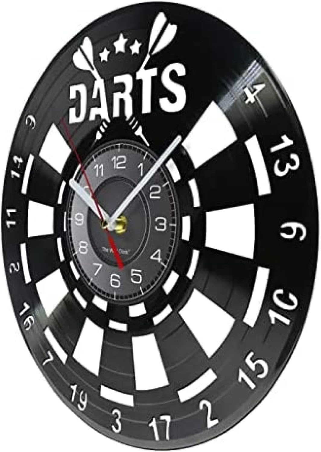 DartTime - Moderne vinylklok voor dartliefhebbers