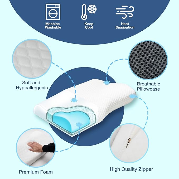 Anti-Snoring Pillow for a Peaceful Night