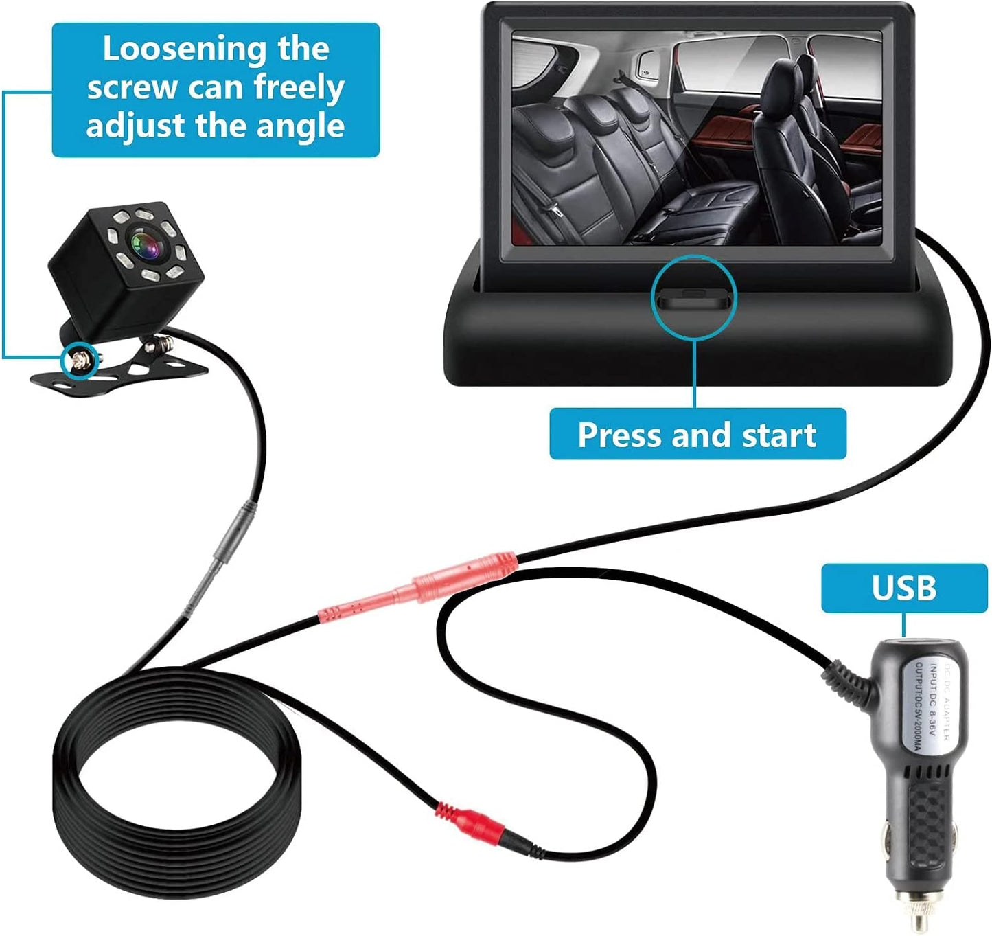 Premium Car Baby Monitor Camera