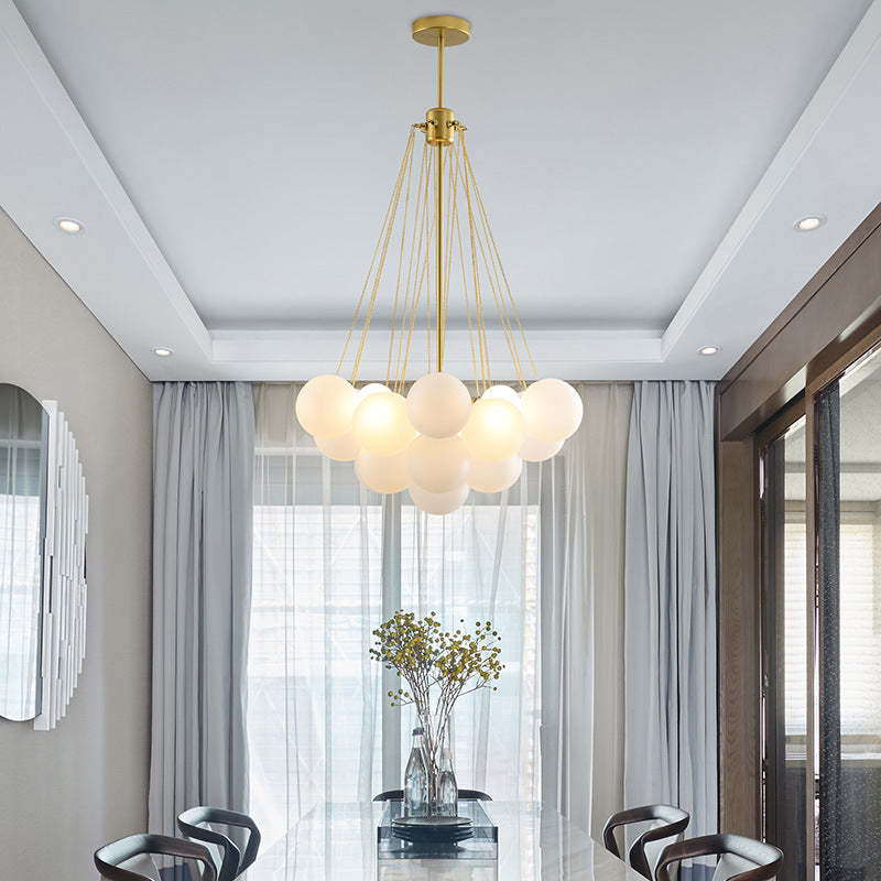 Glamora - Design Pendant Lamp in Metal and Glass