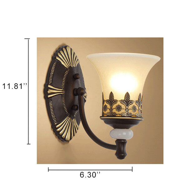 LuminoGlow - Retro wall lamp with double lampshades 