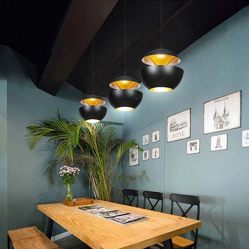 NazifaLuxe - Modern LED pendant lamp made of metal 