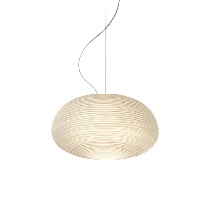 Moderne Hanglamp van Geribbeld Glas