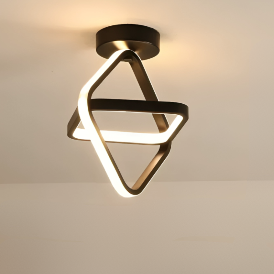 Modern LED Ceiling Lamp - 2 Rings