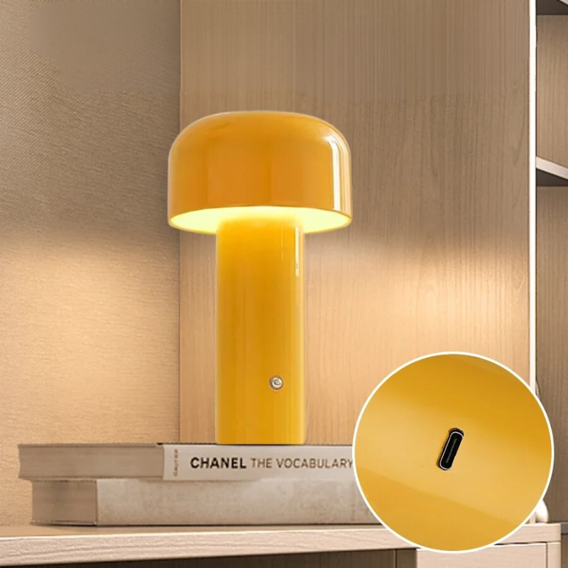 Rechargeable Mushroom LED Table Lamp