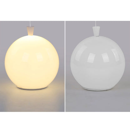 Fateh Modern Small Round LED Ceiling Lamp White Acrylic Bedroom 